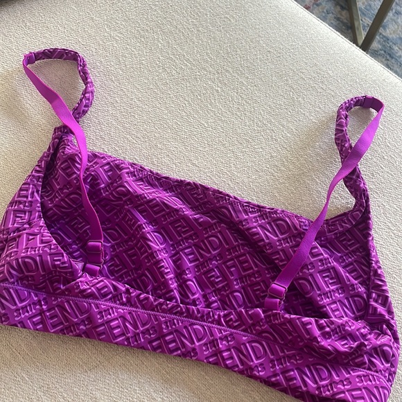Fendi x Skims bralette/boy short set size small - Picture 4 of 5